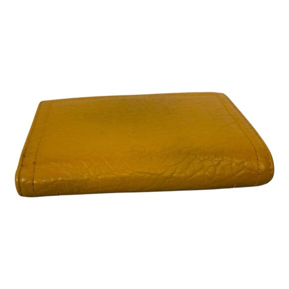 JESSICA SIMPSON WALLET WITH SNAP CLOSURE  ZIPPERED SECTION CARD SLOTS YELLOW 6x4 - Picture 6 of 13